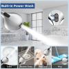 image6Mode High Pressure Handheld Shower Head with Filter HOPOPRO High Flow Filtered Handheld Showerhead Water Softener Filters for Hard Water  Removes Chlorine  Improves Skin Hair ConditionChrome