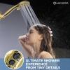 image6Mode High Pressure Handheld Shower Head with Filter HOPOPRO High Flow Filtered Handheld Showerhead Water Softener Filters for Hard Water  Removes Chlorine  Improves Skin Hair ConditionGold