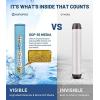 image6Mode High Pressure Handheld Shower Head with Filter HOPOPRO High Flow Filtered Handheld Showerhead Water Softener Filters for Hard Water  Removes Chlorine  Improves Skin Hair ConditionBrushed Nickel