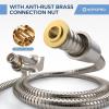 image6Mode High Pressure Handheld Shower Head with Filter HOPOPRO High Flow Filtered Handheld Showerhead Water Softener Filters for Hard Water  Removes Chlorine  Improves Skin Hair ConditionBrushed Nickel