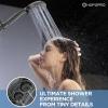 image6Mode High Pressure Handheld Shower Head with Filter HOPOPRO High Flow Filtered Handheld Showerhead Water Softener Filters for Hard Water  Removes Chlorine  Improves Skin Hair ConditionGray