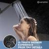 image6Mode High Pressure Handheld Shower Head with Filter HOPOPRO High Flow Filtered Handheld Showerhead Water Softener Filters for Hard Water  Removes Chlorine  Improves Skin Hair ConditionMatte Black