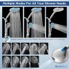 imageDual Filtered Handheld Shower Heads Combo HOPOPRO 15Mode High Pressure Rainfall Showerheads Combo Set with Filter for Hard Water Removes Chlorine Improves Skin Hair Condition Modern ChromeChrome