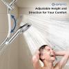 imageDual Filtered Handheld Shower Heads Combo HOPOPRO 15Mode High Pressure Rainfall Showerheads Combo Set with Filter for Hard Water Removes Chlorine Improves Skin Hair Condition Modern ChromeChrome