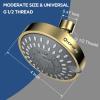 imageHOPOPRO 5Mode High Pressure Shower Head  The Washington Post NBC News Today TV Show Recommended  High Flow Fixed Showerheads 6 Inch Brushed NickelGold