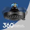imageHOPOPRO 5Mode High Pressure Shower Head  The Washington Post NBC News Today TV Show Recommended  High Flow Fixed Showerheads 6 Inch Brushed NickelMatte Black