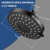 imageHOPOPRO 5Mode High Pressure Shower Head  The Washington Post NBC News Today TV Show Recommended  High Flow Fixed Showerheads 6 Inch Brushed NickelMatte Black