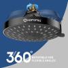 imageHOPOPRO 5Mode High Pressure Shower Head  The Washington Post NBC News Today TV Show Recommended  High Flow Fixed Showerheads 6 Inch Brushed NickelMatte Black