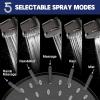 imageHOPOPRO 5Mode High Pressure Shower Head  The Washington Post NBC News Today TV Show Recommended  High Flow Fixed Showerheads 6 Inch Brushed NickelOil Rubbed Bronze