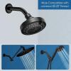 imageHOPOPRO 6 Inches Shower Arm with Flange  Wall Mount Replacement Angle Shower Head Arm For Fixed Handheld Showerhead  Including Teflon Tape  NBC News Recommended Brand  Stainless Steel  ChromeMatte Black