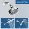 imageHOPOPRO 6 Inches Shower Arm with Flange  Wall Mount Replacement Angle Shower Head Arm For Fixed Handheld Showerhead  Including Teflon Tape  NBC News Recommended Brand  Stainless Steel  ChromeChrome