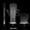 imageHOPOPRO 8 Inch Rain Showerhead High Pressure Fixed Shower Head Metal High Flow Rainfall Shower Head 304 Stainless Steel Toolfree Installation for Luxury Shower Experience