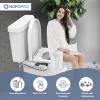 imageHOPOPRO Bidet with Single Finger Water Pressure Control Self Cleaning Hygienic Dual Nozzle FeminineRear Wash NonElectric Bidet Attachment for Toilet Seat Easy DIY Install amplt5 Min WhiteBlack