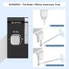 imageHOPOPRO Bidet with Single Finger Water Pressure Control Self Cleaning Hygienic Dual Nozzle FeminineRear Wash NonElectric Bidet Attachment for Toilet Seat Easy DIY Install amplt5 Min WhiteBlack