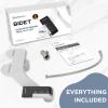 imageHOPOPRO Bidet with Single Finger Water Pressure Control Self Cleaning Hygienic Dual Nozzle FeminineRear Wash NonElectric Bidet Attachment for Toilet Seat Easy DIY Install amplt5 Min WhiteBlack