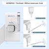 imageHOPOPRO Bidet with Single Finger Water Pressure Control Self Cleaning Hygienic Dual Nozzle FeminineRear Wash NonElectric Bidet Attachment for Toilet Seat Easy DIY Install amplt5 Min WhiteWhite