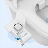 imageHOPOPRO Bidet with Single Finger Water Pressure Control Self Cleaning Hygienic Dual Nozzle FeminineRear Wash NonElectric Bidet Attachment for Toilet Seat Easy DIY Install amplt5 Min WhiteWhite