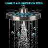 imageHOPOPRO High Flow Shower Head  High Pressure Rain  7 Inch Rainfall Spray Showerhead  Toolfree 1Min Installation  Adjustable Bathroom Shower Head Replacement with Luxury Look  Brushed NickelBrushed Nickel