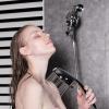 imageHOPOPRO NBC News Recommended Brand Shower Hose 59 Inches Long Stainless Steel Universal Handheld Showerhead Hose with Brass Insert and Nut Easy ToolFree Installation Matte BlackChrome